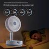 Retractable Wireless USB Charging Fan: Dual Power, Head Shaking, Silent, Foldable, Ideal for Outdoor Camping