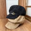 British Retro Style Octagonal Hat Spring Autumn Winter High Quality Suede Fabric Outdoor Fashion Versatile Popular Octagonal Hat
