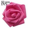 25/50/100Pcs Artificial PE Foam Rose Flowers Head DIY Wedding Home Room Decor