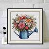 New Arrival 5D DIY Full Circle Diamond Painting "Pot Flower" Embroidery Cross Stitch Home Decor Gift