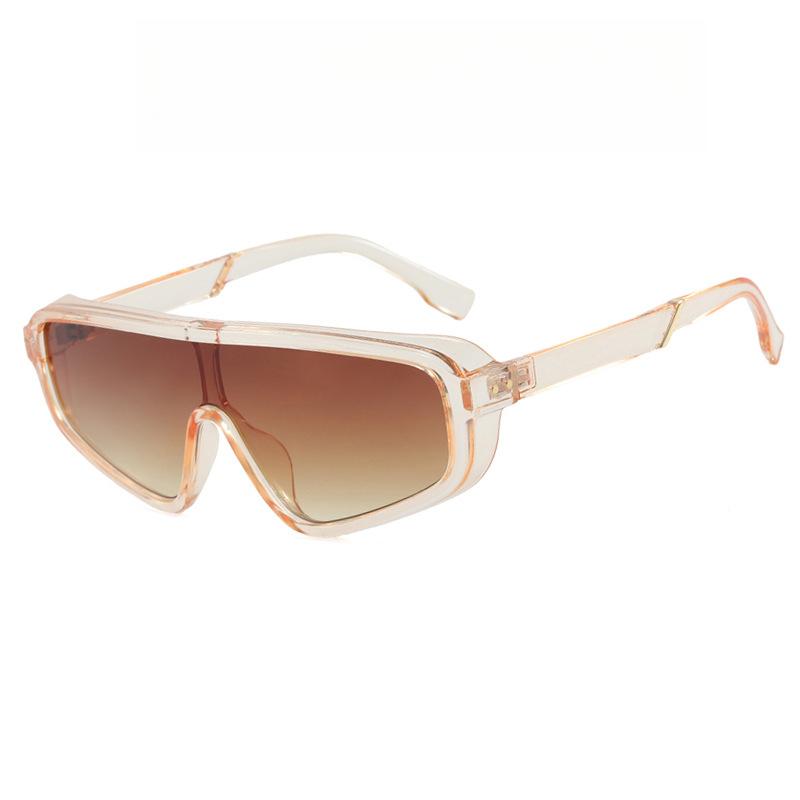 Mode All-in-one Damen Frühling und Sommer Helle Sonnenbrille für Urlaubsreisen Strandaccessoires