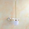 Stainless Steel Bathroom Towel Rack and Shelf Set with Hanger and Rod