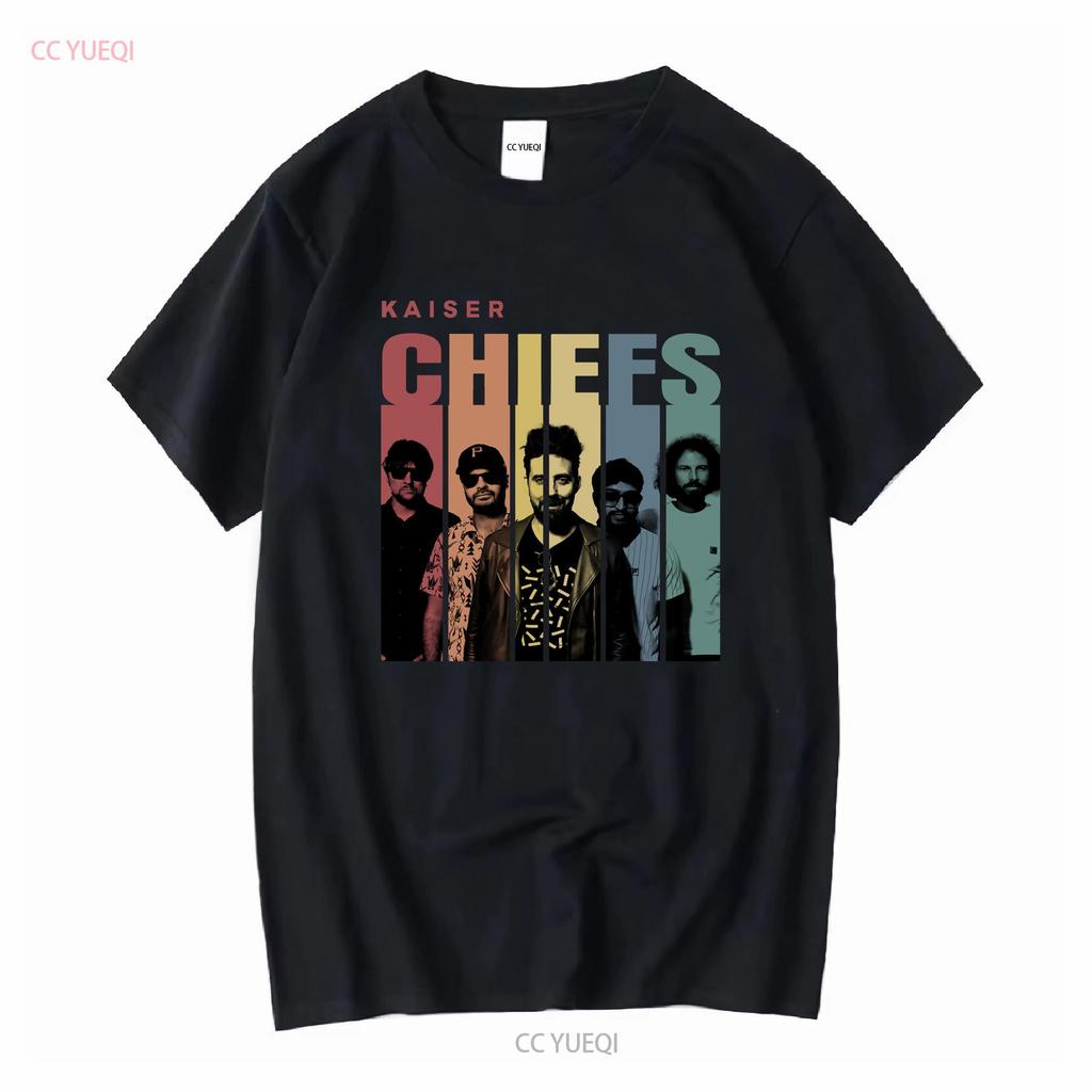 Kaiser Chiefs Band Vintage T Shirt Fan Rock Music Long or Short Sleeves Vintage Washed Casual Soft Graphic Slightly