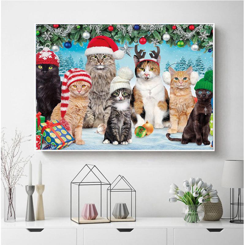 Full Square Drill 5d Diamond Painting Winter Animal DIY Diamond Embroidery Cross Stitch Penguin Handmade Gift Home Decor