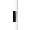 LOCINOX Black LAKZ P1 Economical Lock for Garden Gate with Polyamide Box and Stainless Steel Mechanism