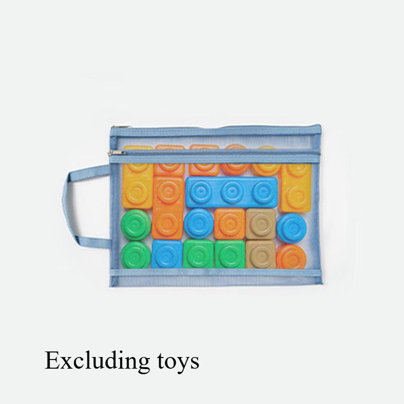 3PCS Handheld Mesh Storage Bag for Daily Necessities Portable Storage Bag for Children's Toys and Building Blocks Storage Bag