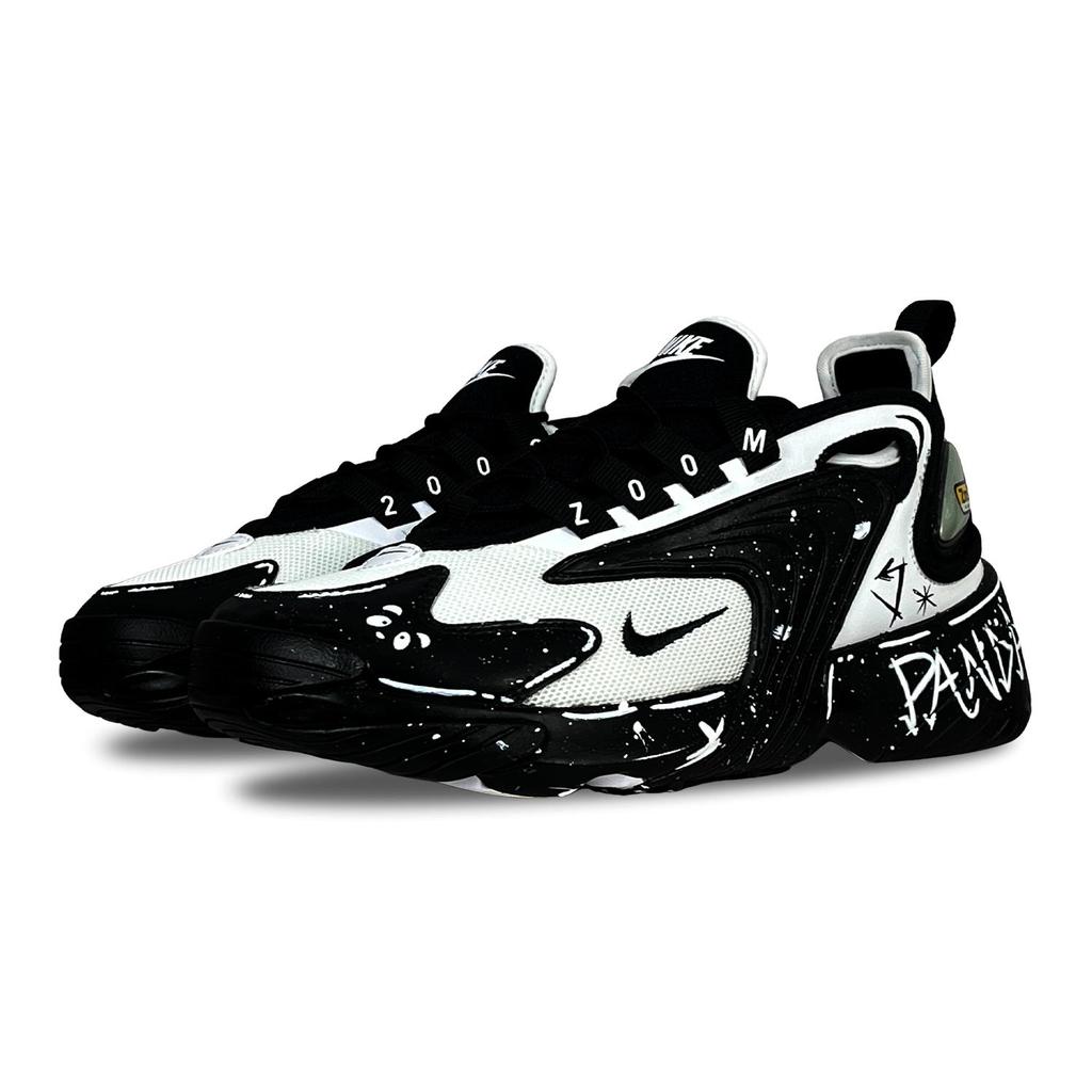 Nike Zapatillas de Correr Unisex de Caña Media Zoom 2K Negras AO0354-100(Equipo1303-)