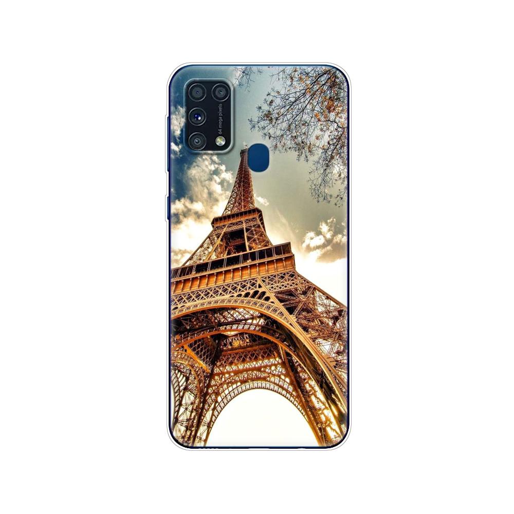 Pentru Samsung M31 Husa 6.4" Husa din silicon moale Tpu pentru Samsung Galaxy M31 M 31 SM-M315FZBVSER m315 Funda pentru bara din spate a telefonului