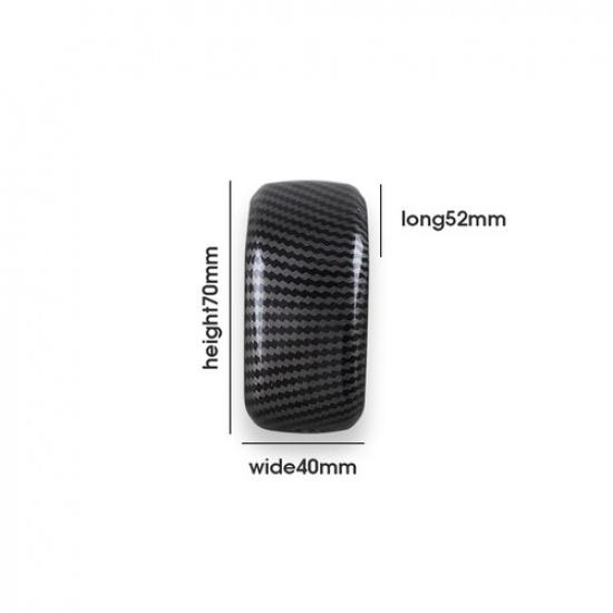 Gear Shift Knob Head Cover Trim Carbon Fiber ABS For Volvo XC90 XC60 XC40 S90