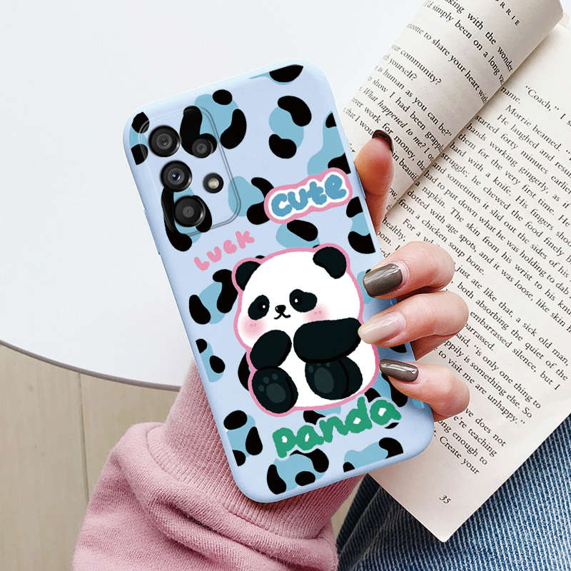 Leopard Case For Samsung Galaxy A53 A12 5G M12 F12 A22 A22S A32 A52 A52S A06 A73 A23 A33 A13 A04S Cover Shockproof Soft Fundas
