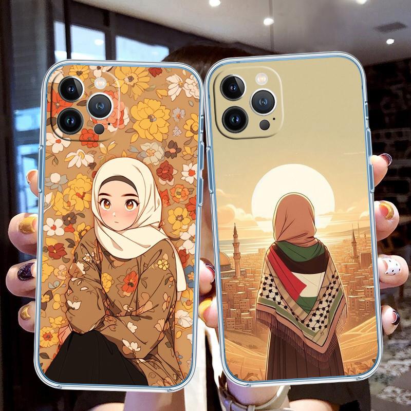 PP40 Islamic Muslim Girls Hijab Phone Case for Motorola Moto Edge 20 30 40 50 S30 Fusion Ultra Pro Neo Lite + G200 G23