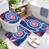 3Pcs Flannel Toilet Mat Set Blackburn Rovers Football Bathroom Rug Bath Carpet Non Slip Home Decor