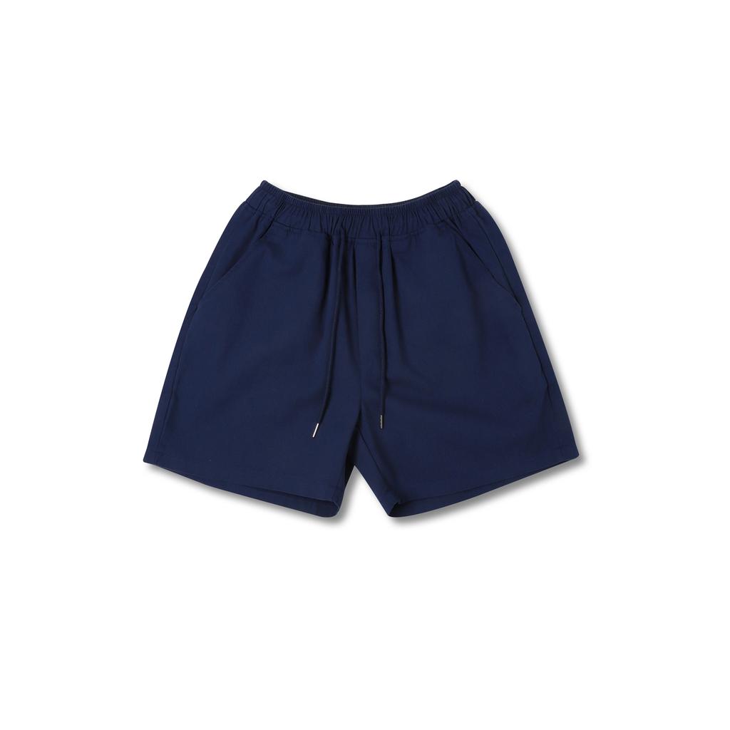 GRAPH PLATFORM Unisex Cotton Shorts Navy