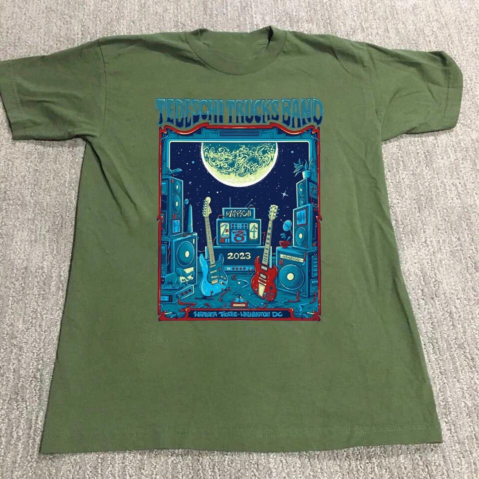 

Tedeschi Trucks Band Military Green Color 100% Cotton Shirt FN971 Unisex T-Shirt L