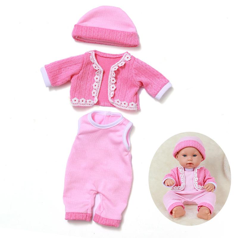 30cm Reborn Baby Doll Outfit - New Style Girl Gift Clothing Set, Hot Selling