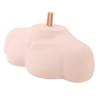 Mannequin Head Shoulder Model Realistic Washable Reusable Stable Structure Head Stand Bust Shoulder Platform for Home Salon