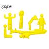 DIY Chameleon Figurine Set 8Pcs Paintable Ornaments, 3D Printed Figures with Multiple Poses for Custom Colorable Animal Desktop Decoration,