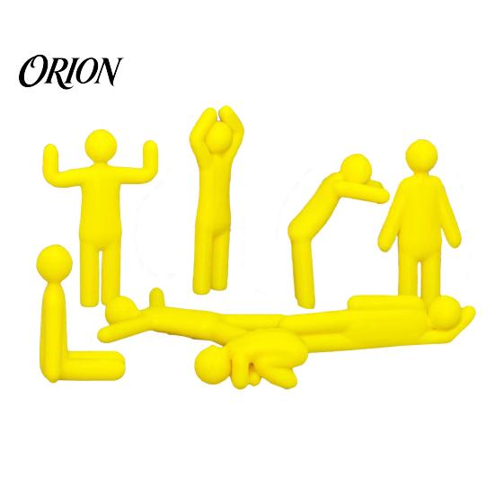 DIY Chameleon Figurine Set 8Pcs Paintable Ornaments, 3D Printed Figures with Multiple Poses for Custom Colorable Animal Desktop Decoration,