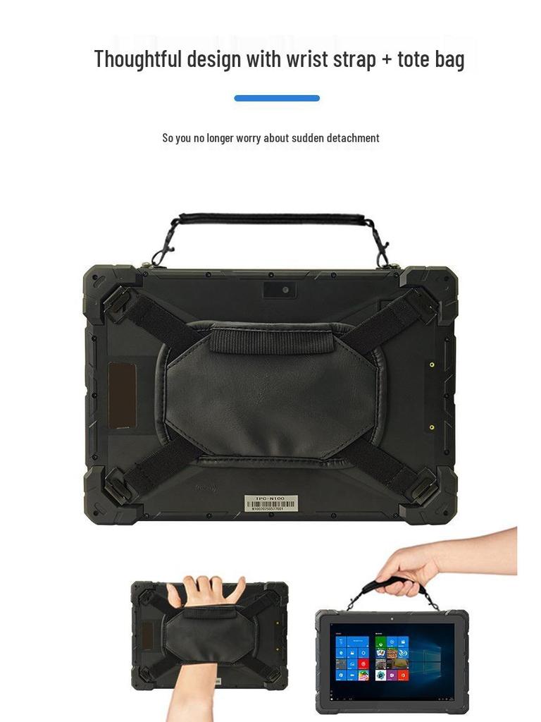 2026 10-inch Windows N100 Rugged Explosion-Proof Tablet with NFC & Fingerprint Scanning
