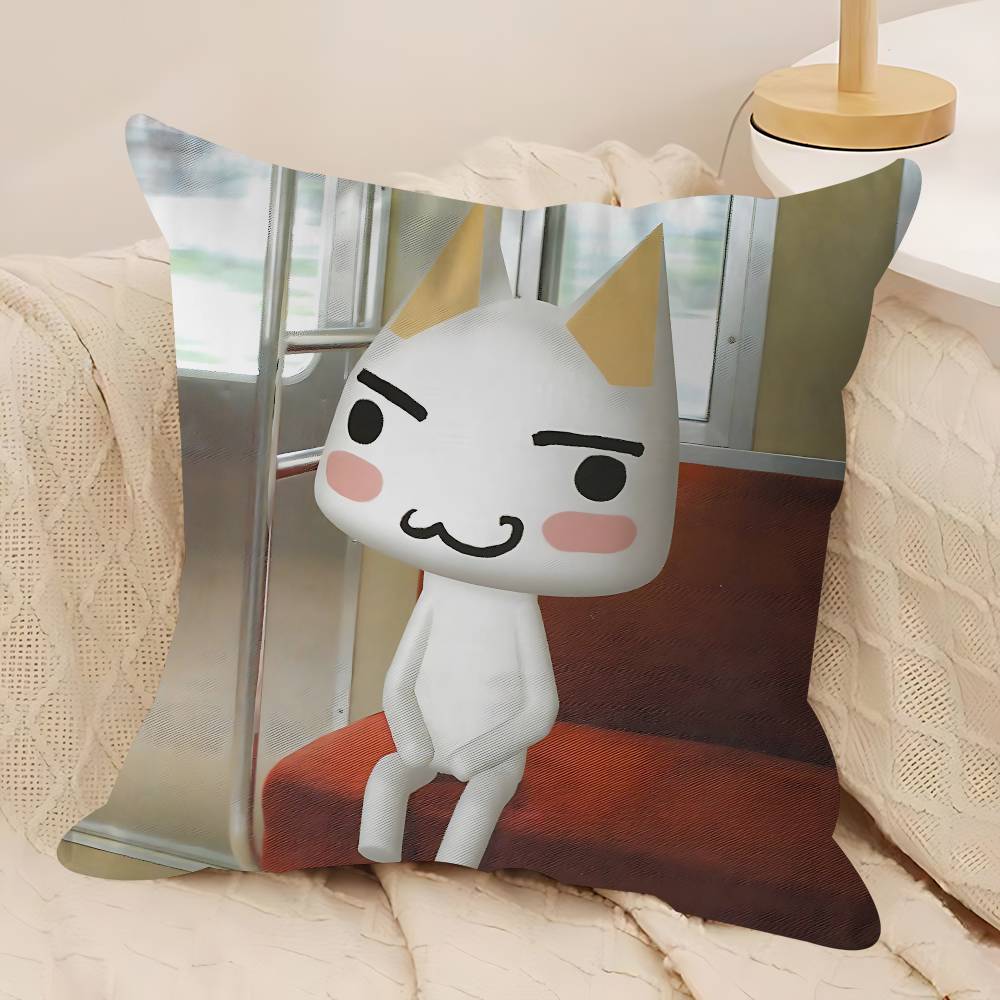 L-Inoue Toro Pillow Cushion Cover Pillowcase Living Room Sofa Home Decor Customized