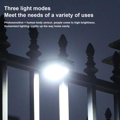 Solar Clip Light Outdoor Portable Waterproof Body Sensor Lamp Courtyard Garden Lamp Patio Home Camping Wall Lights