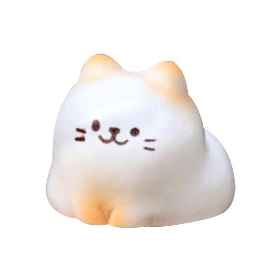 Mini Resin Cat Figurine Cute Cat Animal Models Miniature Ornaments for Cake Topper Micro Landscape Dollhouse Garden Home Desk Decor