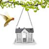 Bird Feeder House for Outside Mesh Wild Bird Feeder Large Capacity Weatherproof Bird Feeding Station Hanging for Garden Yard   Proof