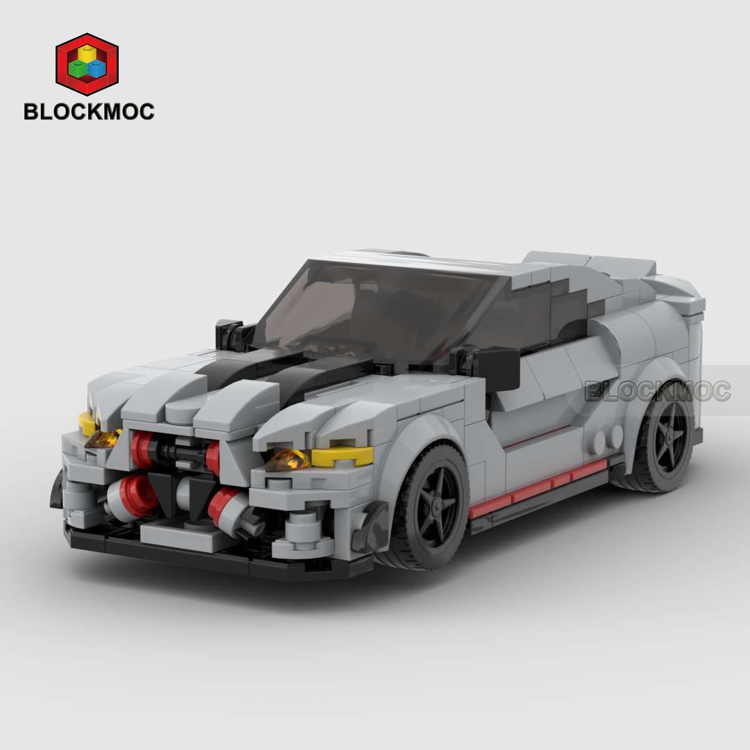 

MOC Bricks M4 City Car Vehicle Speed Racer Building Blocks Brick Racing Classic Supercar Creative Garage Kids Toys Gift
