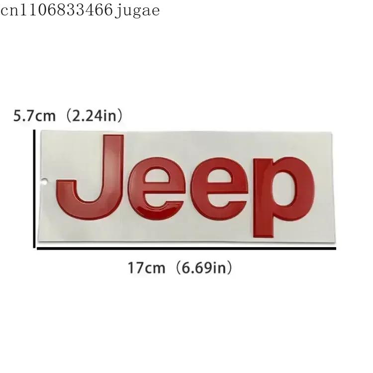 ABS Car Front Emblem for Jeep Grand Cherokee Commander Renegade Liberty Compass PatriotWrangler Tj Jk Trunk Decoration