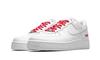 Nike Air Force 1 CU9225 100 with Supreme Mini Box White Size Men's Low-Top Logo, - 6, White/White