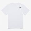 [norTh Face Official] NT7ur05b Men S CoTTon baSic ShorT Sleeve T ShirT whiTe