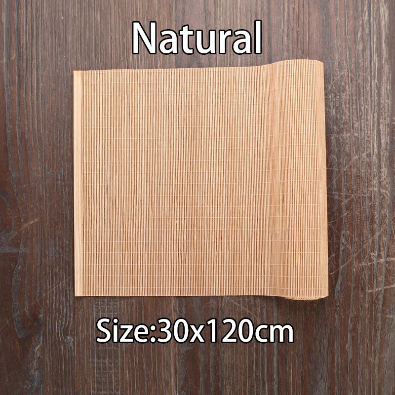 Natural Bamboo Table Runner Placemat Tea Mats Table Placemat Pad Ceiling Decor Home Cafe Restaurant Decoration