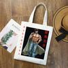Yujiro Baki Hanma Lerret Shopping Skulderveske Eco Grappler Fighting Fighter Anime Handbag Tote Gjenbrukbare dagligvarebutikker