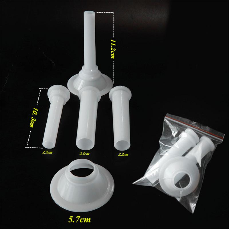 Ręczna Maszynka do Nadziewania Kiełbas Rurka Strzykawka Wypełniacze Mięsa Maszyna Dysza Lejek do Nadziewania Kiełbas Akcesoria do Maszynki do Mięsa Kuchenne