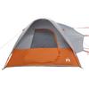 Car Tent for 4 Persons Grey and Orange Waterproof
