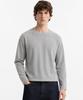 DE GRAND MATIN Crop Waffle Long Sleeve T-Shirt Gray