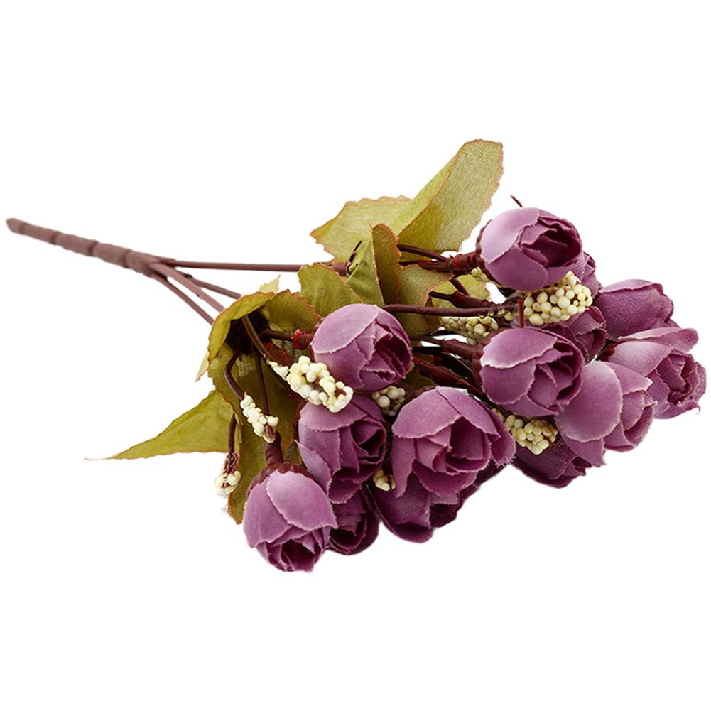1 Stück 22 cm Künstliche Sternknospen Rosen Plastikblumen für Hochzeit Heimdekoration Heimdekorationszubehör