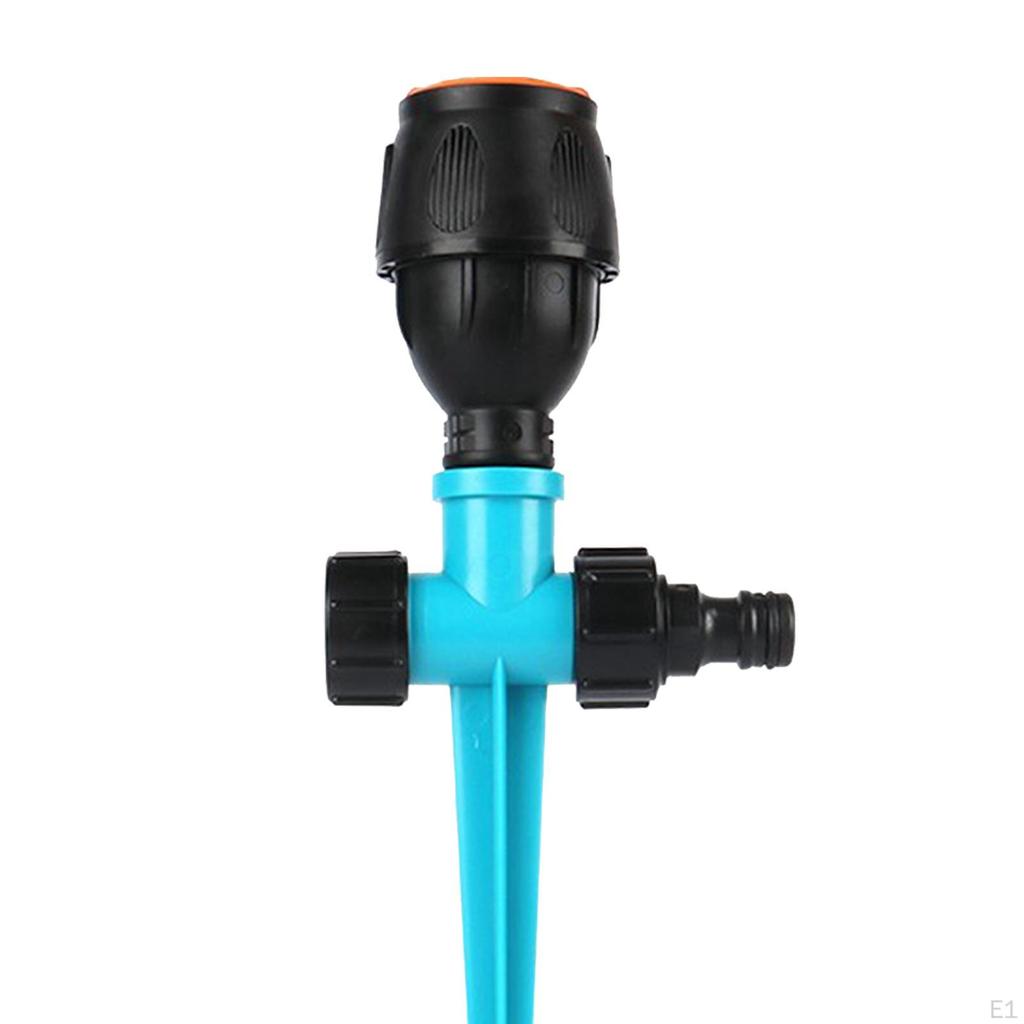 Automatic Garden Lawn Sprinkler Adjustable Rotation Two Way Water Spray for Irrigation System