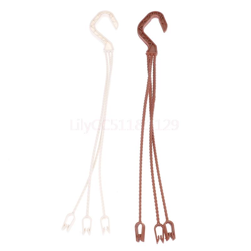 10pcs Plant Hanger Hooks Flower Pots Hanging Basin Garden Basket Hanging Chains 36cm