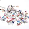 Trendy Gold/ Silver Locket Necklace Gorgeous Floating Round Locket Pendant DIY Jewelry All-match for Women Friendship