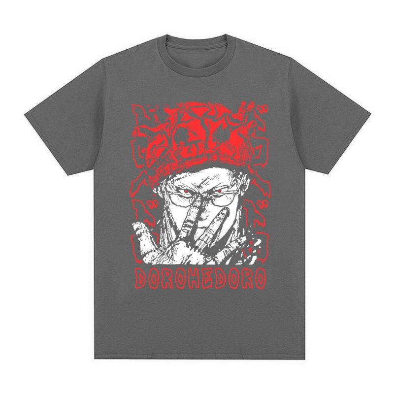 Japanese Anime Dorohedoro T-Shrit 90s Manga Shin Kaiman Print Short Sleeve T-shirts Men Women Fashion Casual Oversized T Shirts
