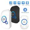 LED Wireless Doorbell Waterproof Door Chime Kit Welcome Chime Home Door Bell Intelligent 32 Songs Melodies With 4 Volume Levels
