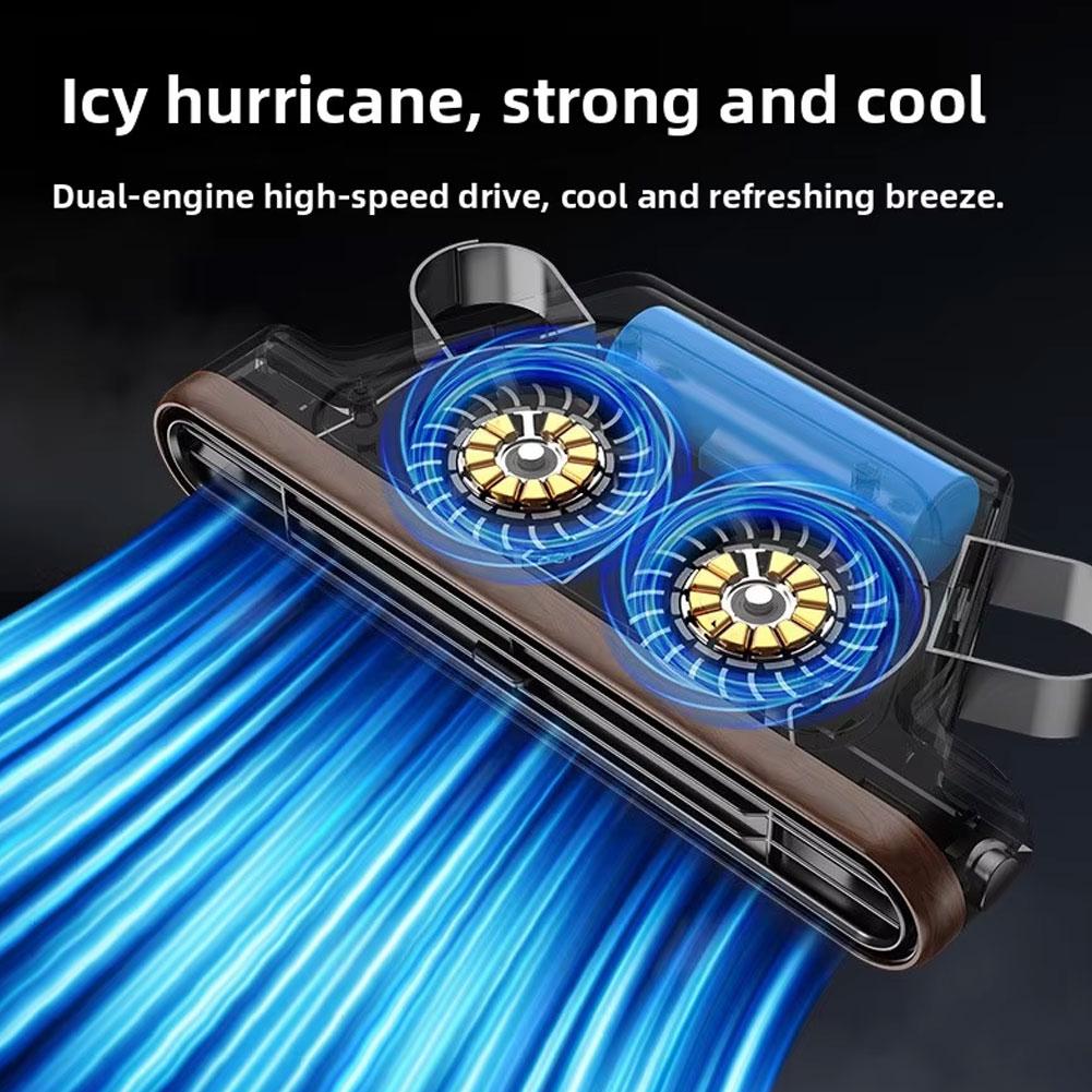 Car Seat Air Freshener Fan New 2026 Car Seat Aromatherapy Fan Powerful USB Turbine Fan With Three Wind Speeds Adjustable