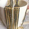 Wholesale 1-Row 1 yard SS6 Cystal Rhinestone Trim Close Cup Chain Claw DIY Jewelry Making