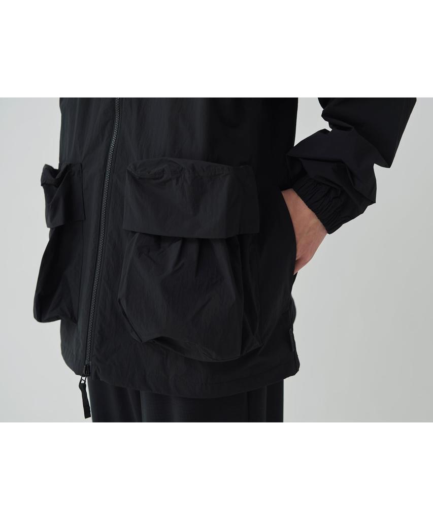 Snow Peak Nylon Tussah size for and outdoor Jacket, S, BLACK, JK-25SU008 (Suitable festivals, camping, activities)