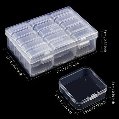 DIY Diamond Painting Embroidery Storage Box, Nail Art Jewelry Rhinestone Mosaic Storage Container, Multifunctional Storage Box