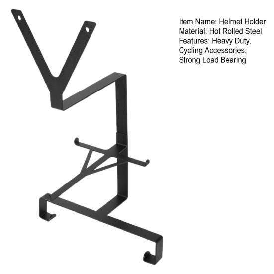 Nástěnný držák na motocyklovou helmu Těžká ocelová motorka Motocykl Sportovní helma Brýle Boty Pumpa Cyklistické vybavení Displej Rack Věšák