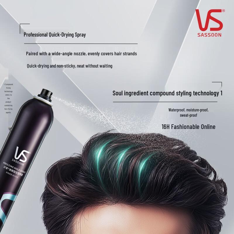 Vidal Sassoon Quick-Hold Styling Spray 3-Pack