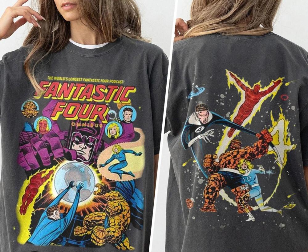 Fantastic Four First Steps Homage Movie Fantastic Four T-shirt Unisex T-Shirt XL