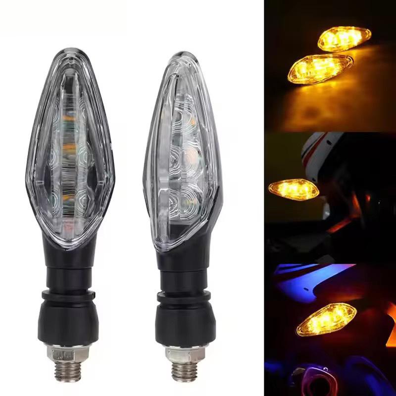 Universal LED Motorcycle Turn Signal Lights 12V Direction Indicators ABS